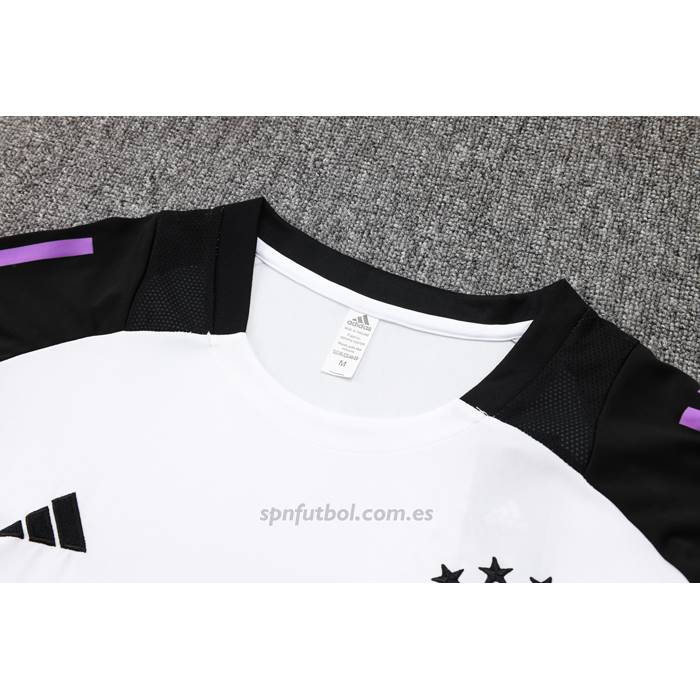 Chandal del Alemania Manga Corta 2024-2025 Blanco - Pantalon Corto